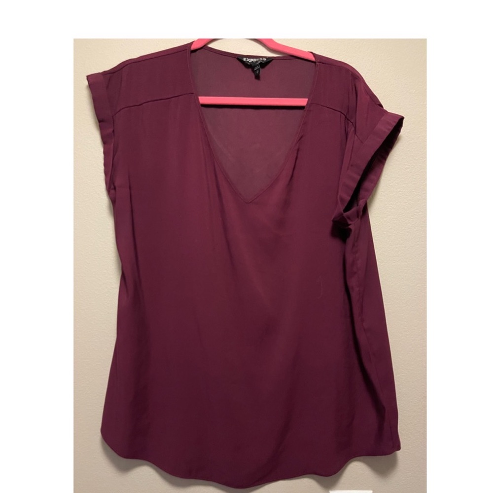 Burgundy Blouse